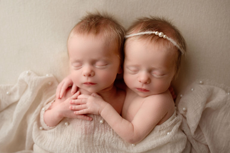 Twin Rainbow Babies Photo Session
